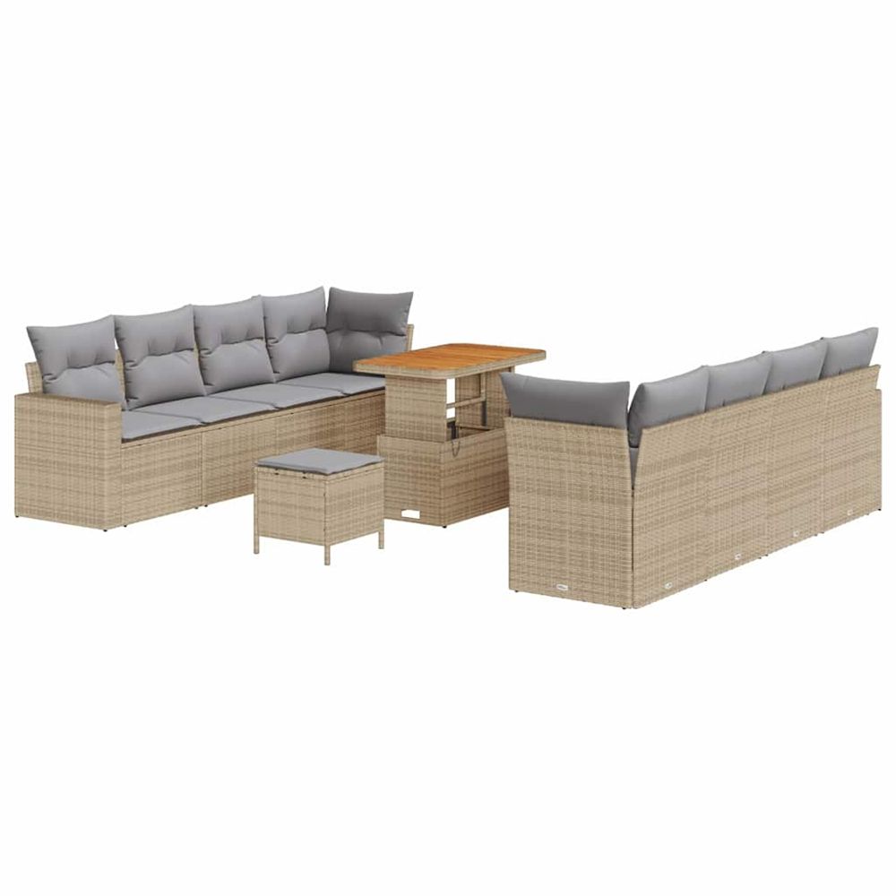 Ensemble de canapé de jardin 12 pc 12-nombre de places