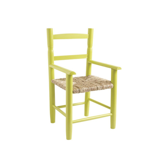 Fauteuil enfant en bois de hêtre anis