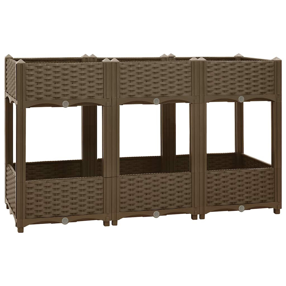 Lit surélevé 120x40x71 cm polypropylène