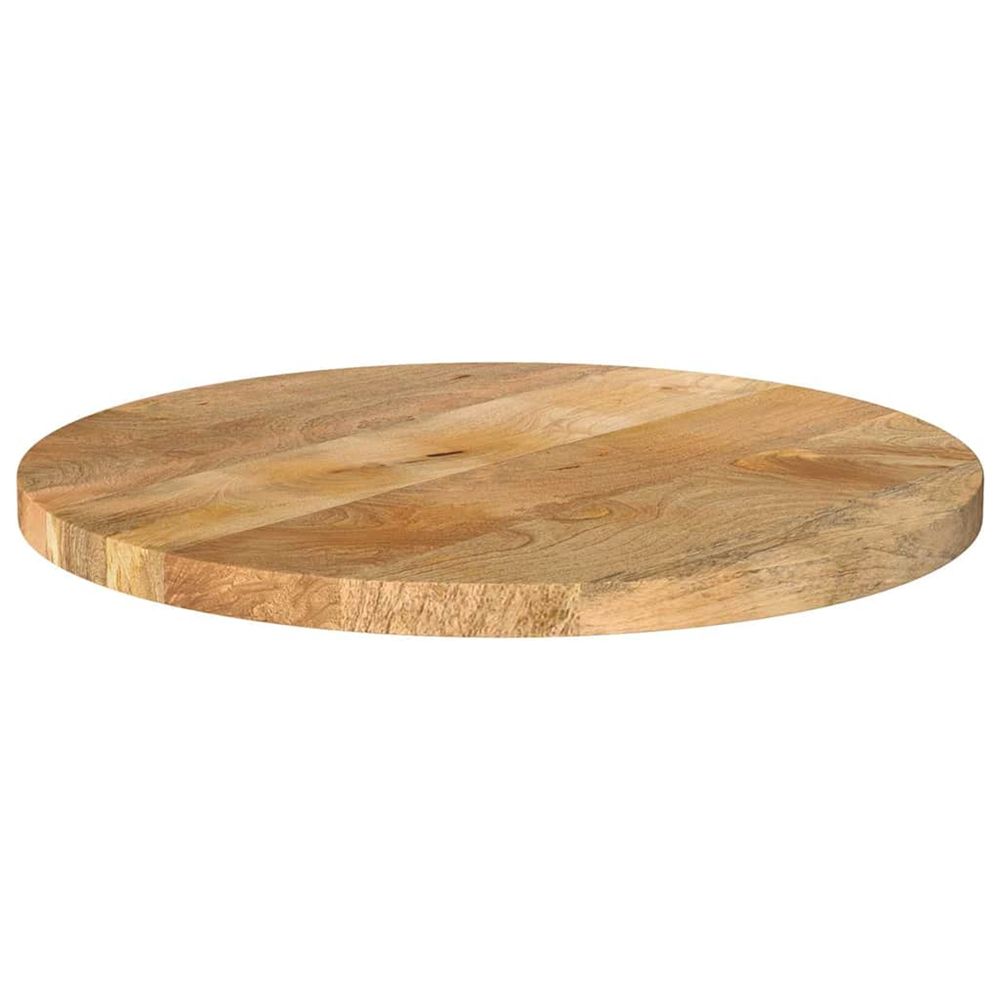 Dessus de table ø 40x2,5 cm rond bois de manguier massif