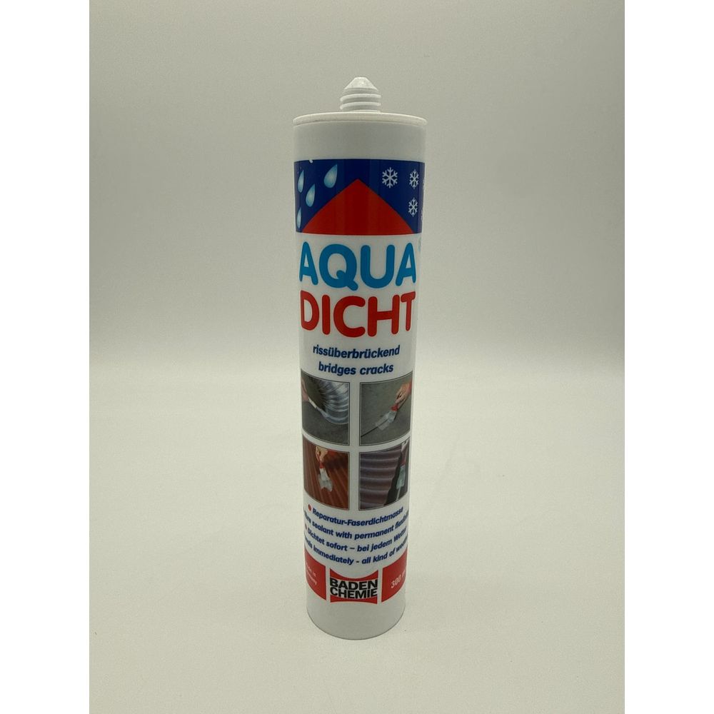 Aqua dicht 300 ml - mastic de réparation étalable et élastique, couleur grise