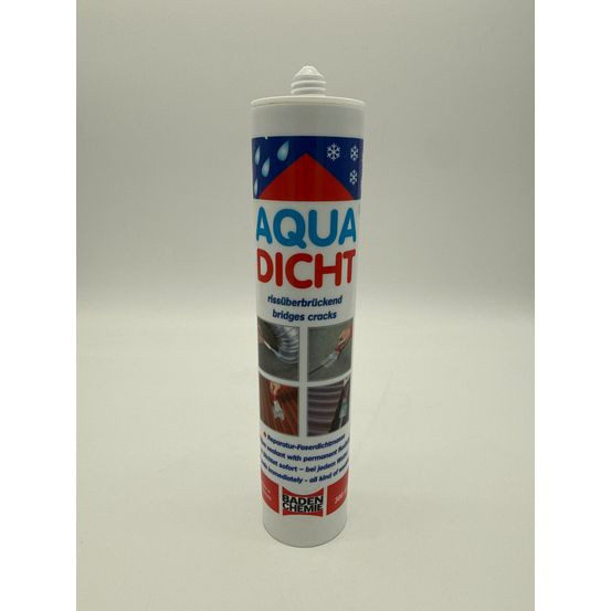 Aqua dicht 300 ml - mastic de réparation étalable et élastique, couleur grise