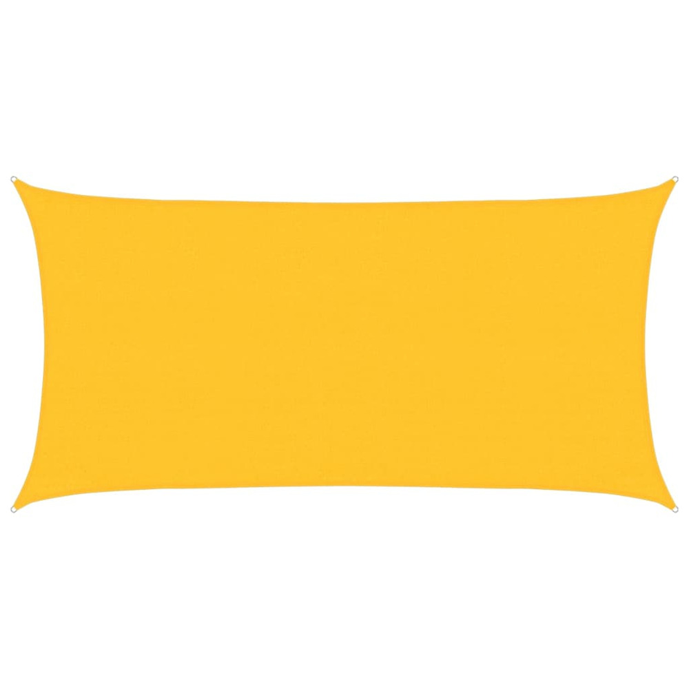 Voile d'ombrage 160 g/m² jaune 3x6 m pehd