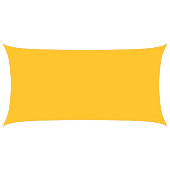 Voile d'ombrage 160 g/m² jaune 3x6 m pehd