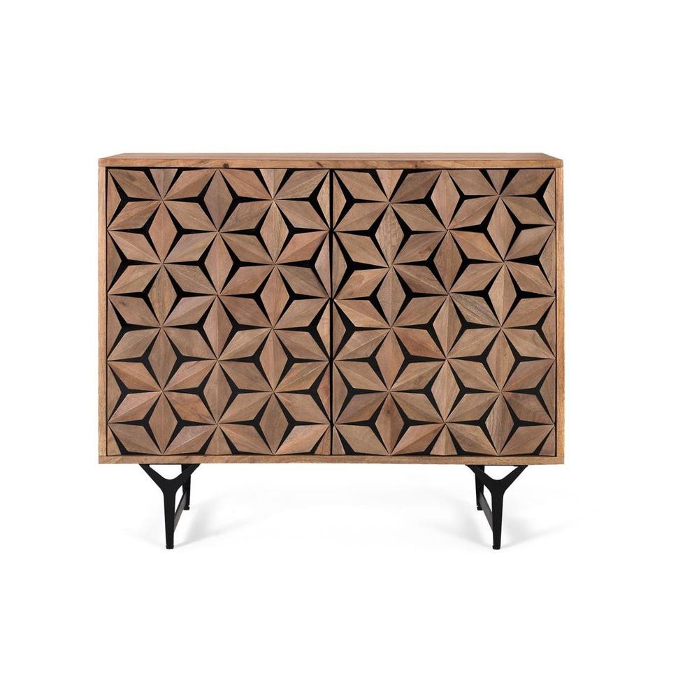 Buffet bois marron - théalie décoration d'autrefois