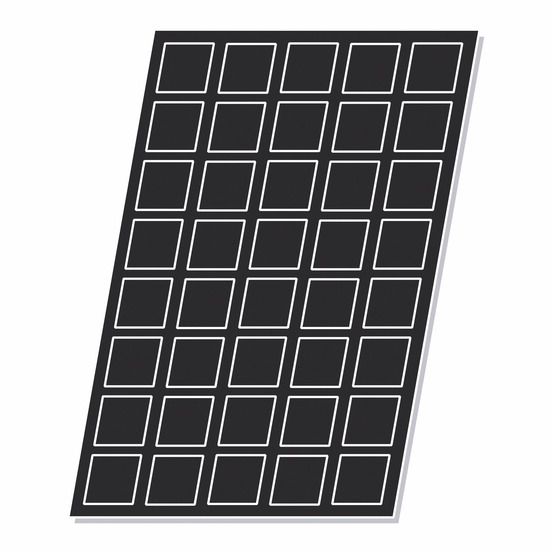 Moule flexipan® plaque silicone 40 à 60 tartelettes carrées - pujadas