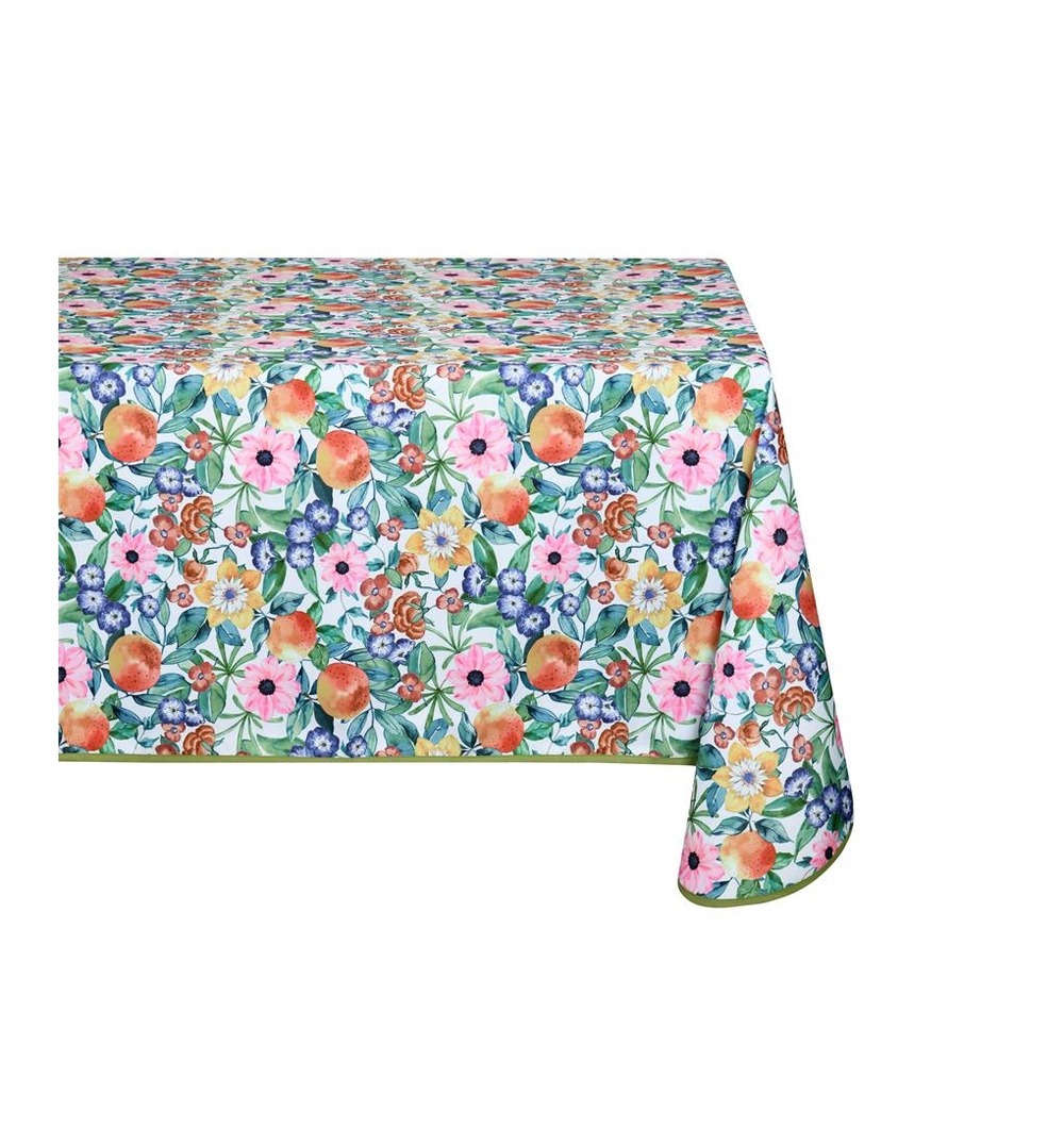 Nappe rectangle verger fleuri
