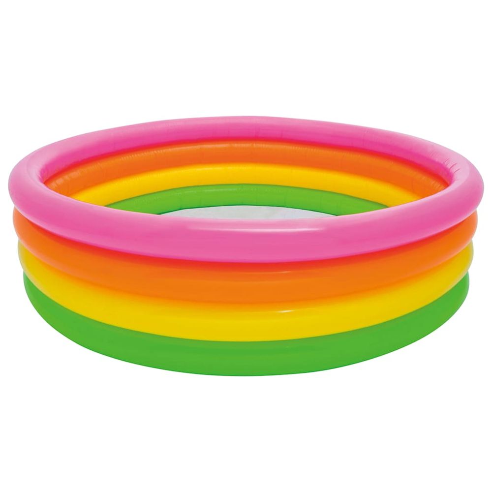 Piscine gonflable sunset 4 anneaux 168x46 cm