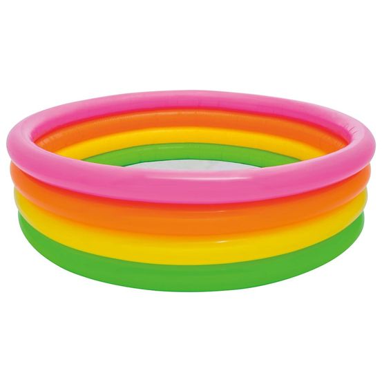 Piscine gonflable sunset 4 anneaux 168x46 cm