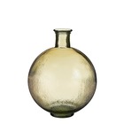 Mica decorations - vase bouteille en verre recyclé marron clair h42