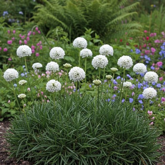 Gazon d'espagne ballerina white lot de 5 godets