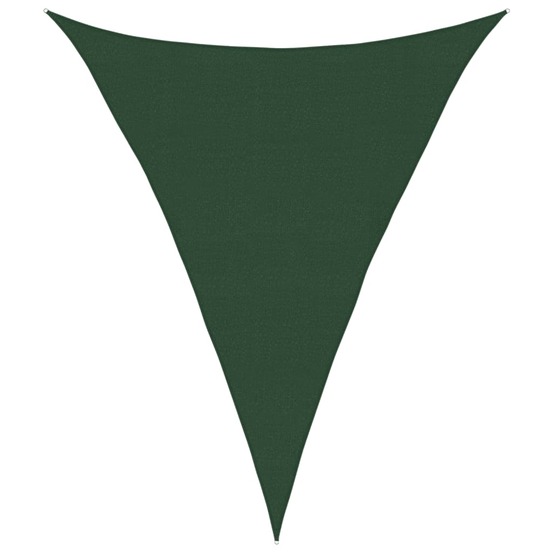 Voile d'ombrage 160 g/m² vert foncé 4x5x5 m pehd