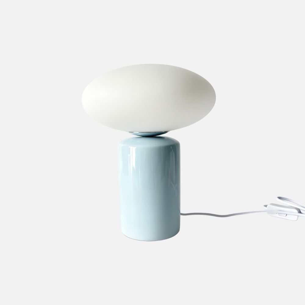 Lampe de table intérieur céramique et verre ø25,5cm - lyra