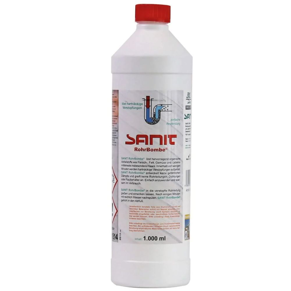 Déboucheur canalisation liquide, 1 liter, déboucheur puissant