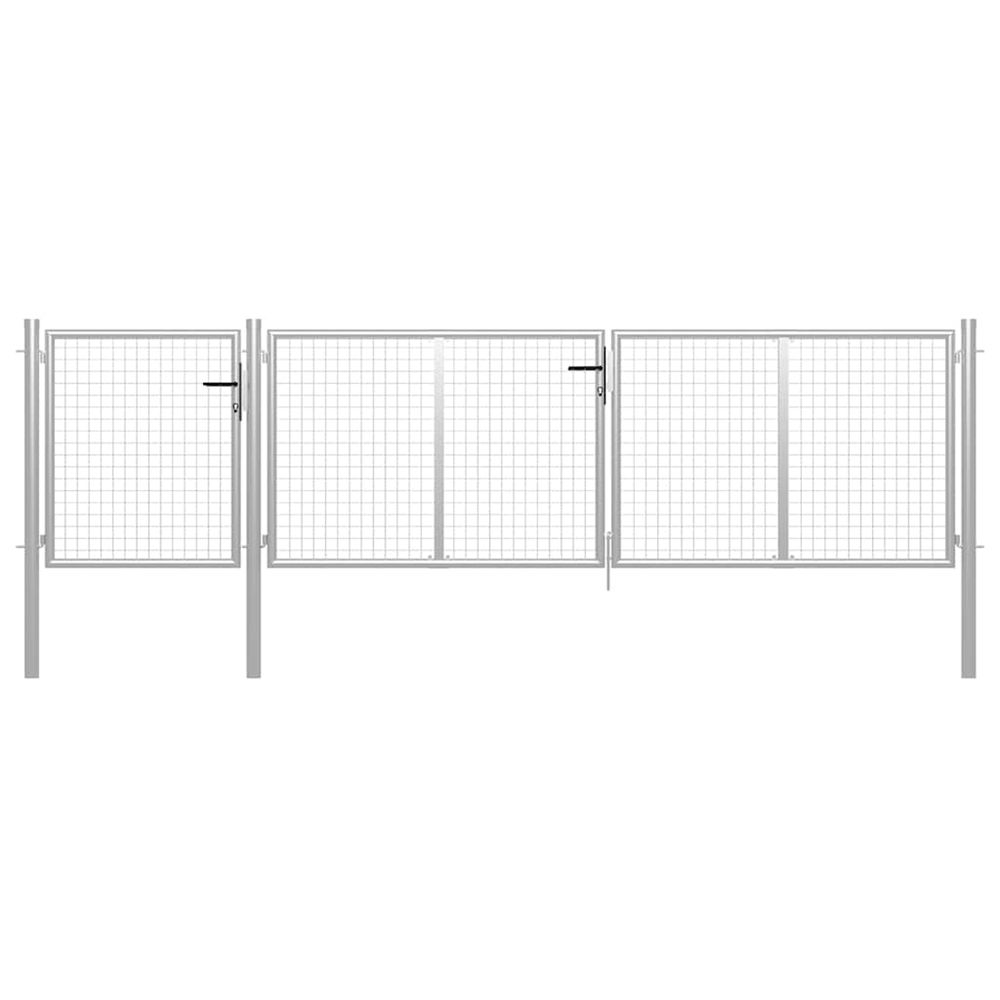 PORTAIL DE JARDIN ACIER 400 6-(864010)