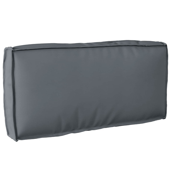 Coussin anthracite 80 x 40 x 12 cm tissu oxford