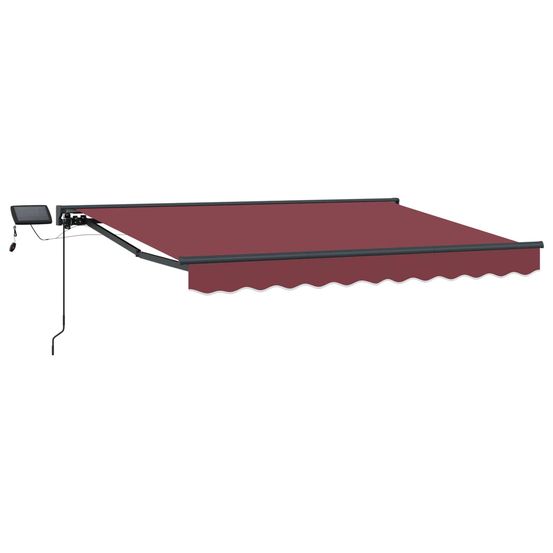 Cadre de store manuel avec leds 3,5 x 2 m