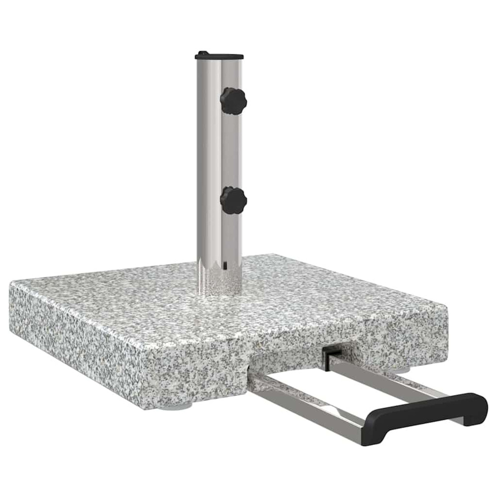 Pied de parasol gris 41 x 41 x 37 cm granite
