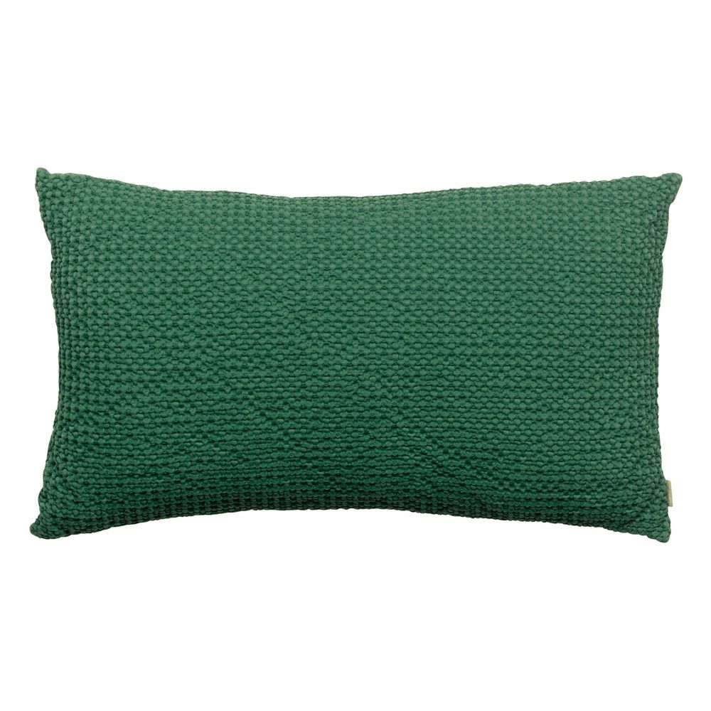 Coussin stonewashed maia epicea 30 x 50 cm