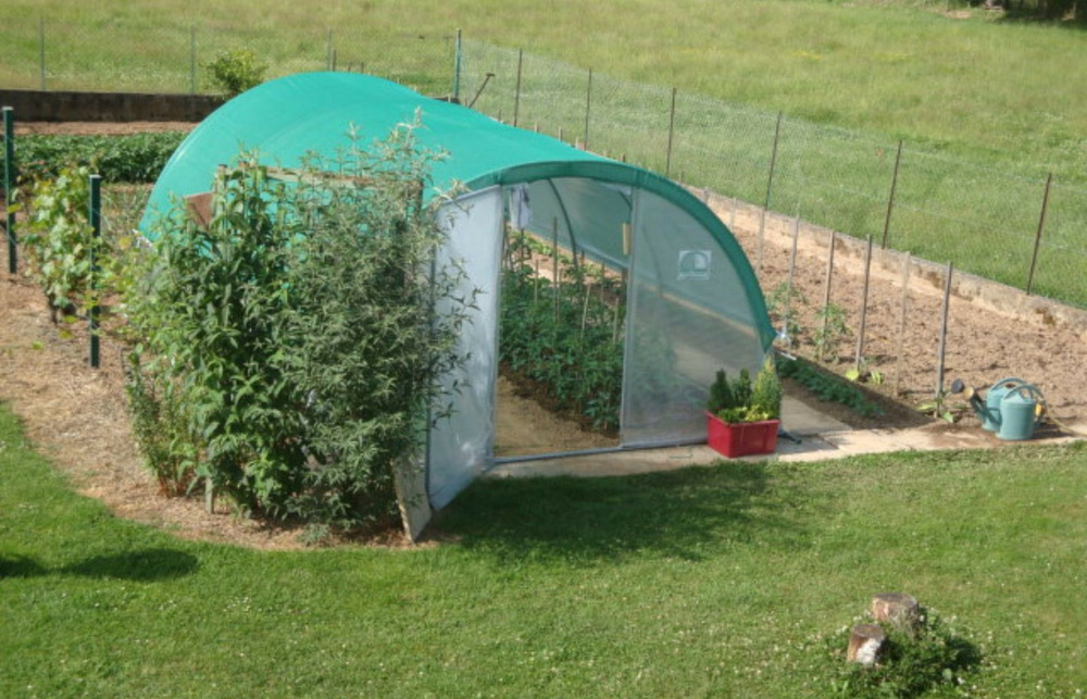 Filet d'ombrage pour serre tunnel de jardin - 3 à 4m de large - longueur 4,5m - les serres tonneau
