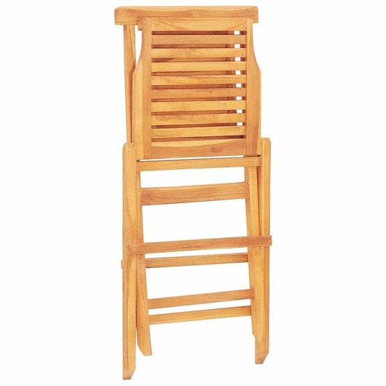 Chaises de jardin pliantes lot de 6 47x63x90cm bois massif teck