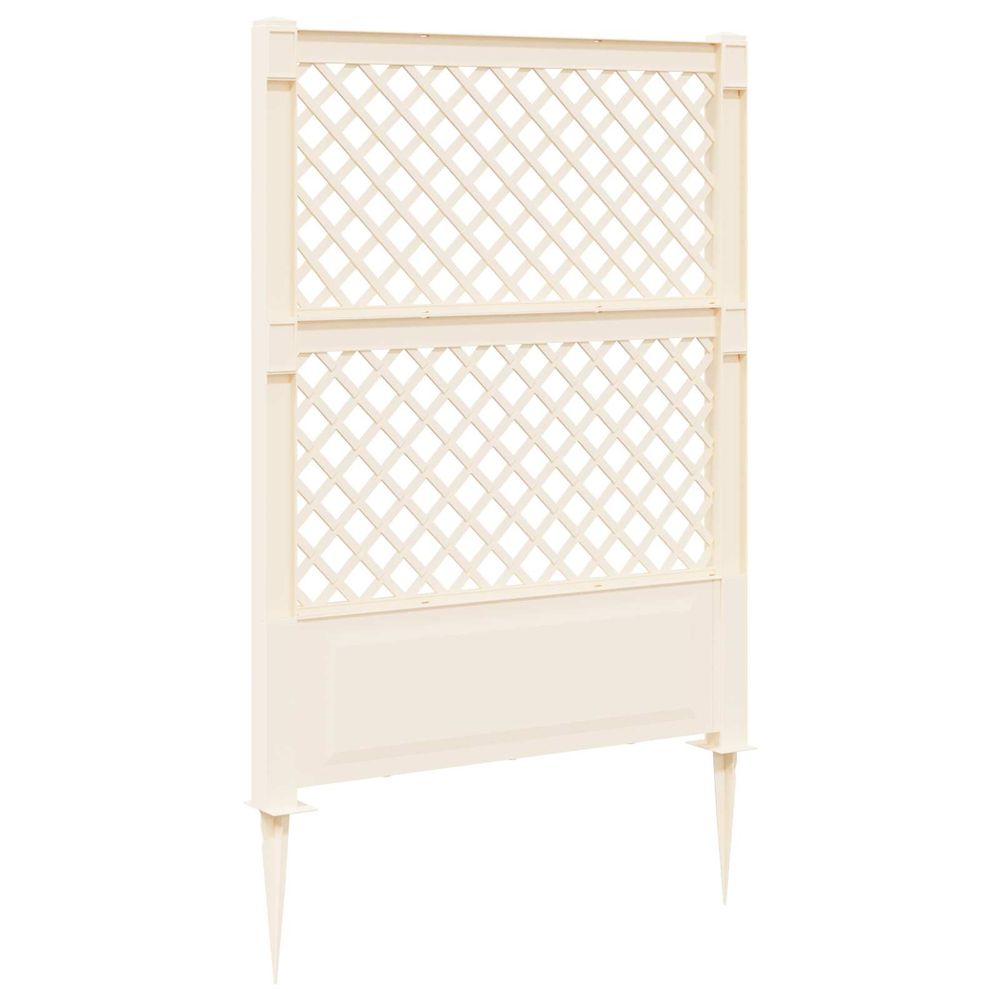 Trellis avec pique pp blanc