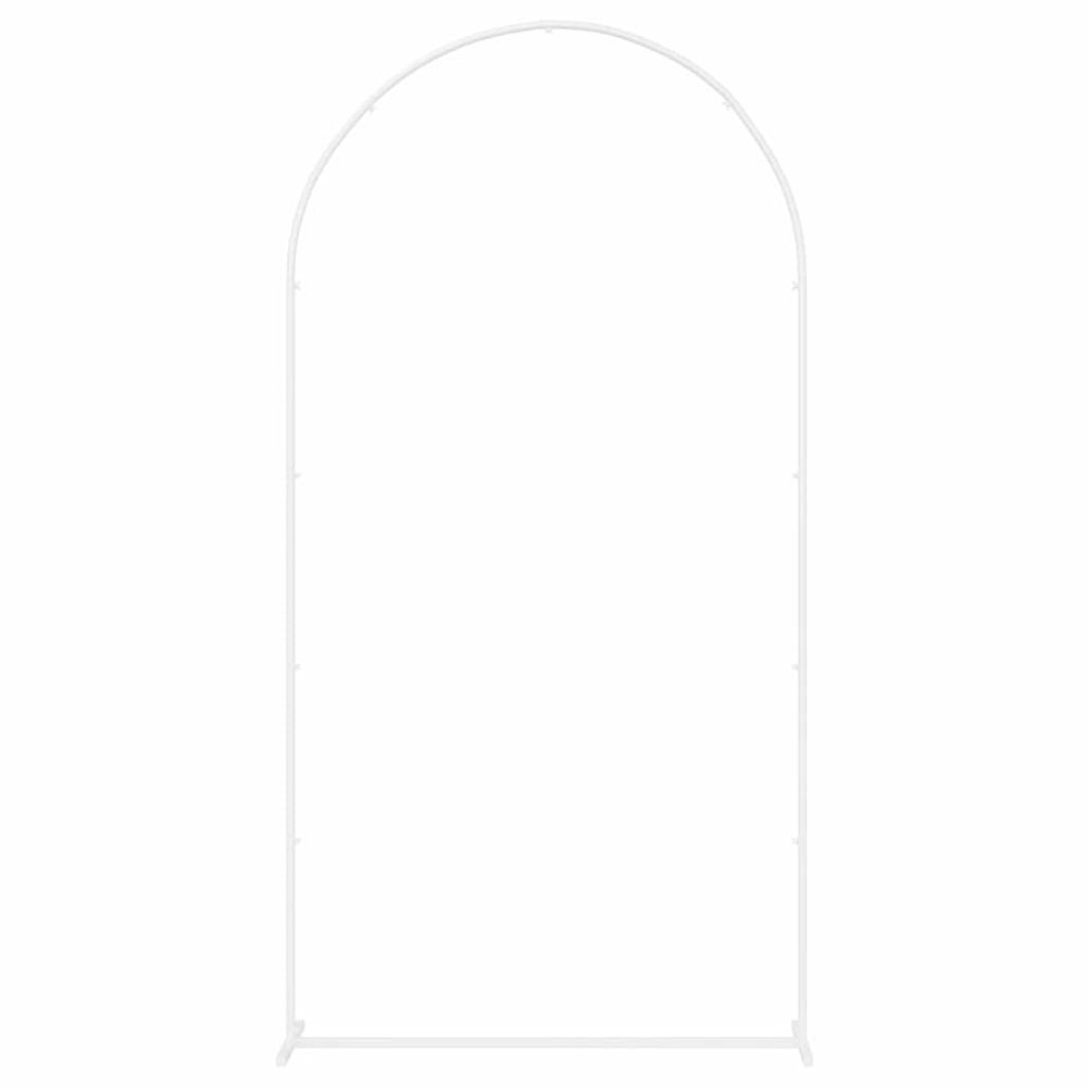 Arche de mariage blanc 100 x 39 x 200 cm acier