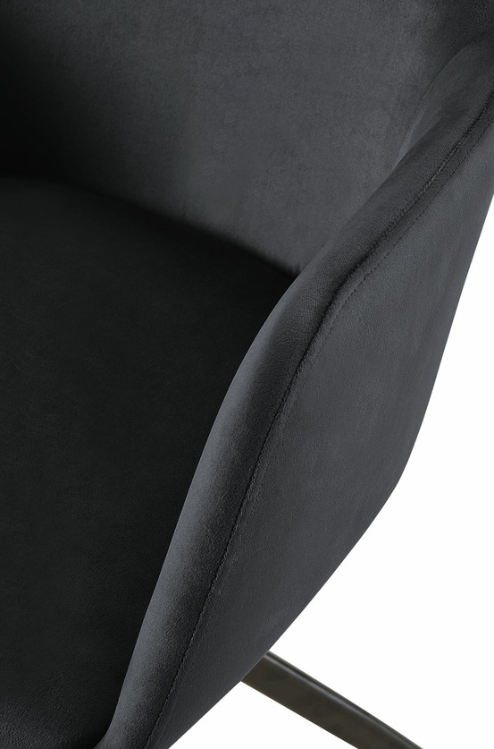 Chaise de salle à manger en velours olema