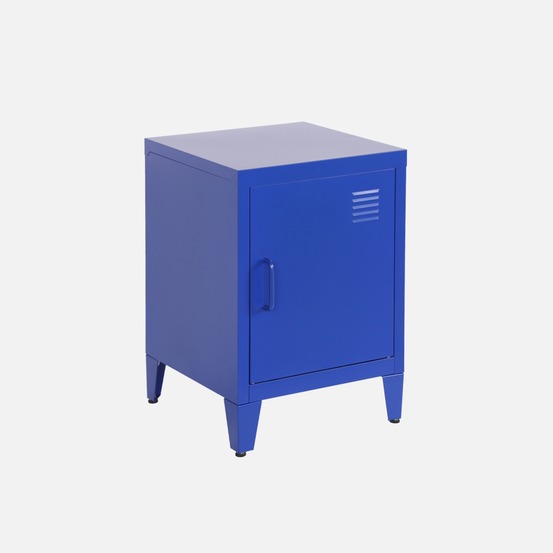 Table de chevet industrielle métal 1 porte pour chambre enfant