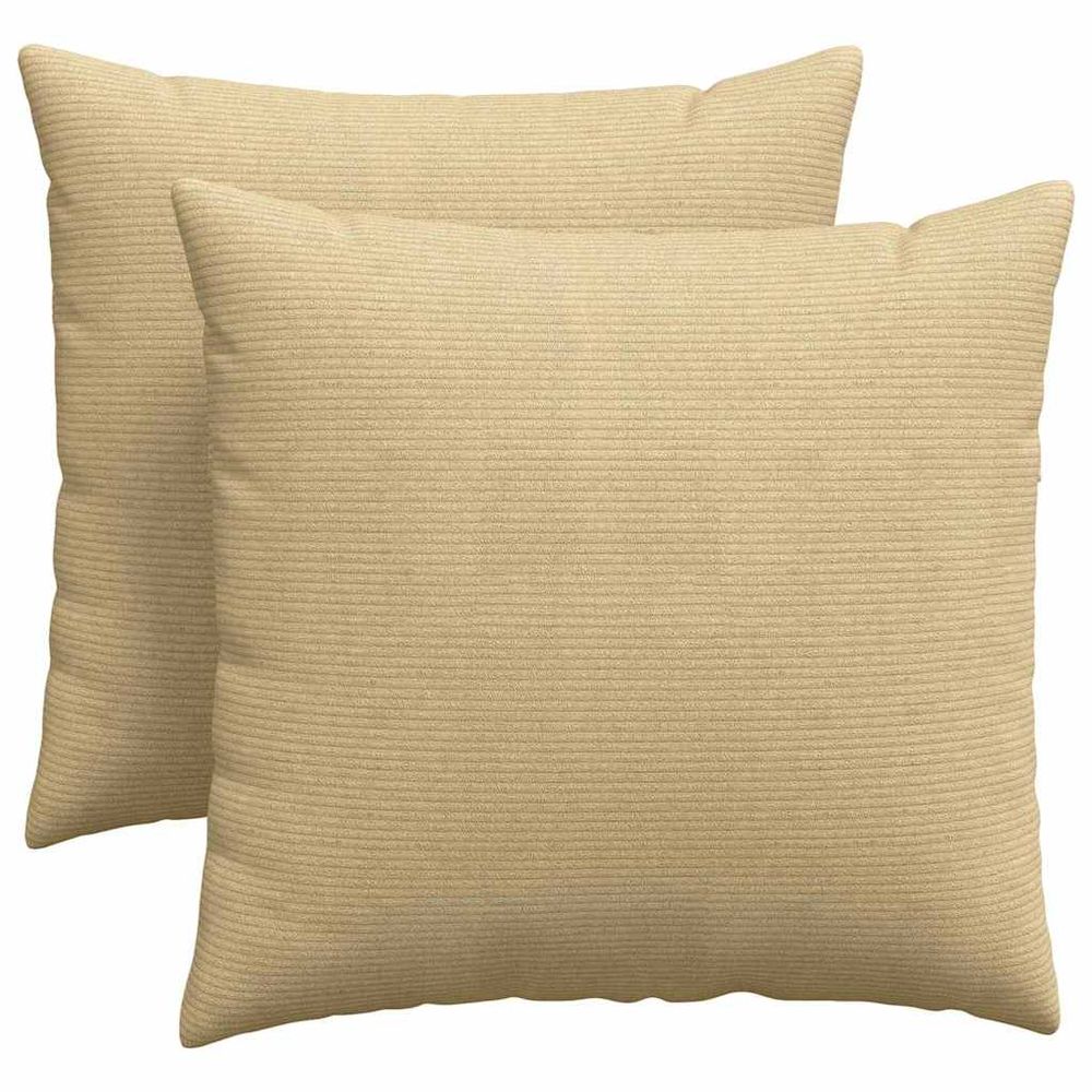 Coussins de canapé 2 pcs vert gris 45 x 45 cm