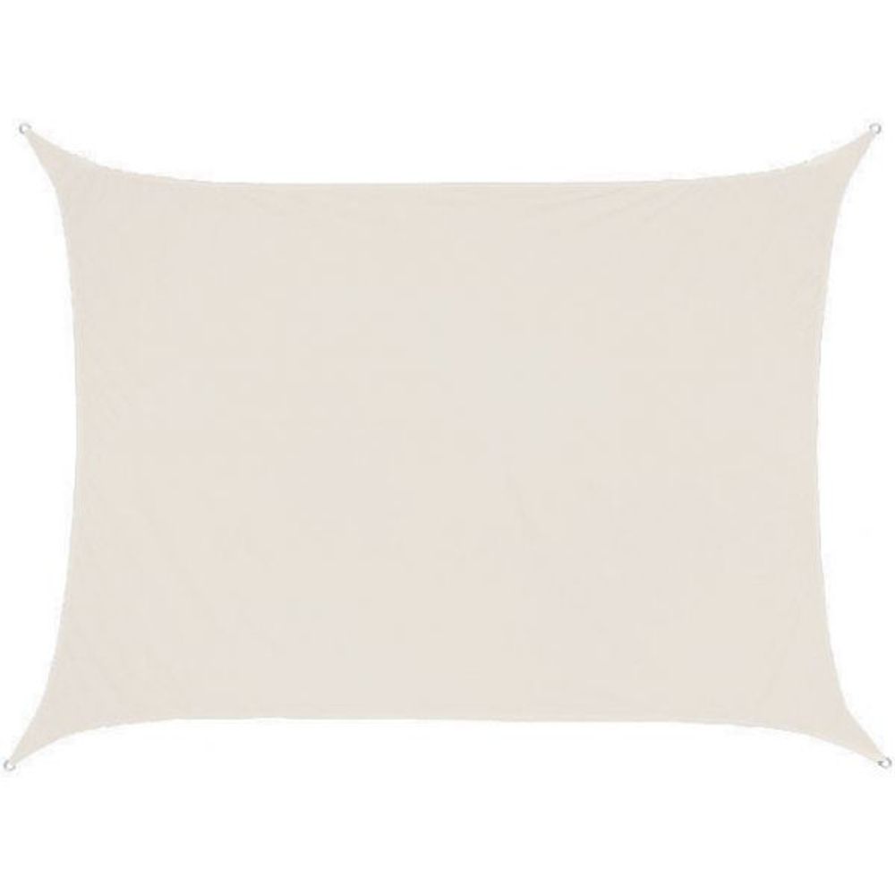 Toile d'ombrage rectangulaire 4 x 3 mètres blanc gardena