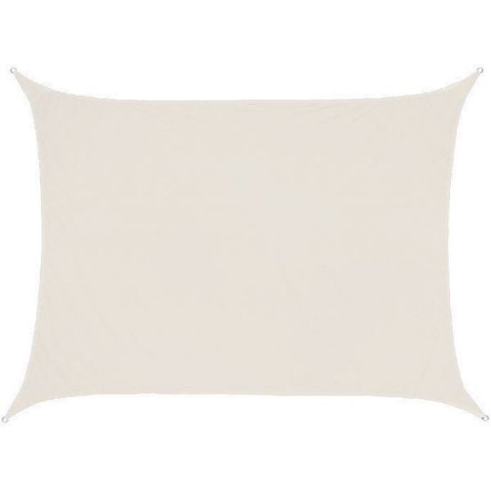 Toile d'ombrage rectangulaire 4 x 3 mètres blanc gardena
