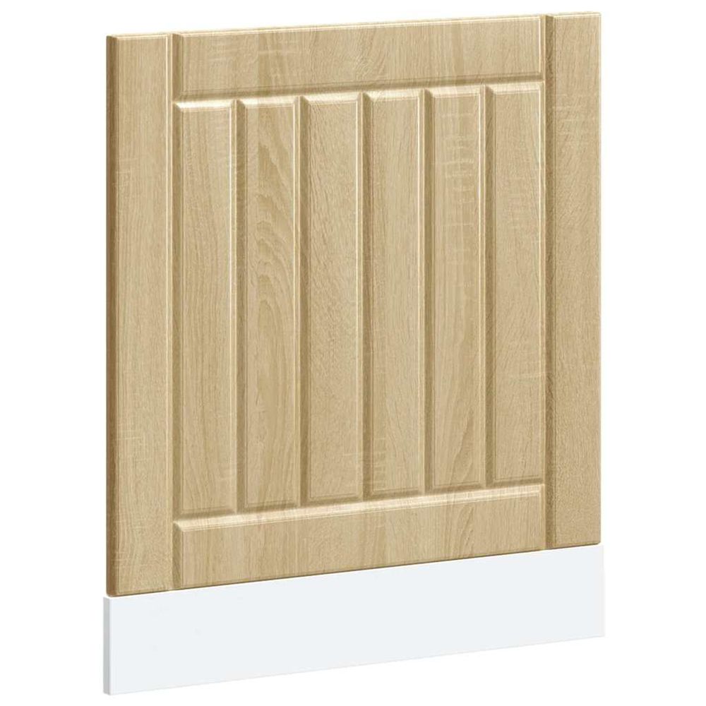 Panneau de lave-vaisselle lucca chêne sonoma bois d'ingénierie