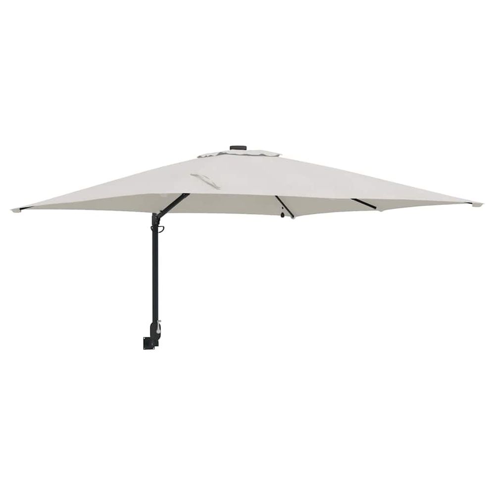 Parasol de jardin sable 248,5 x 247,5 x 160 cm