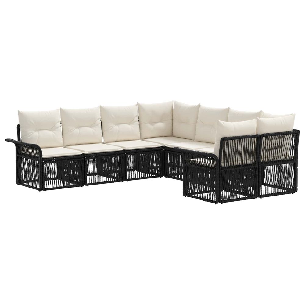 Ensemble de canapé de jardin 8 pc 8-nombre de places