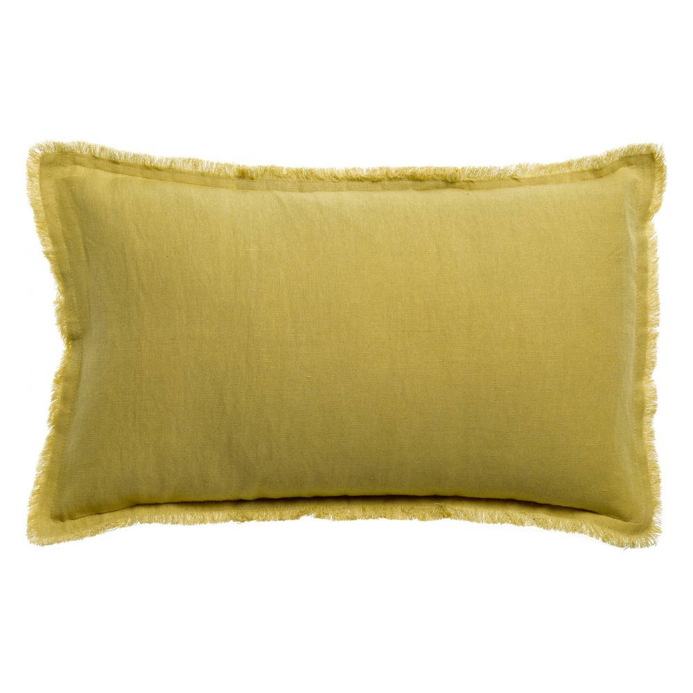 Coussin uni laly gold 30 x 50 cm
