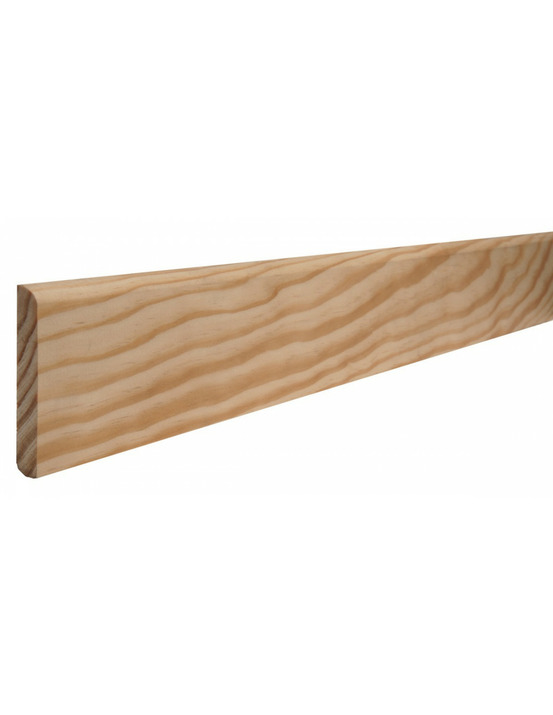 Plinthe pin angle arrondi sans n?ud 100 x 10 2
