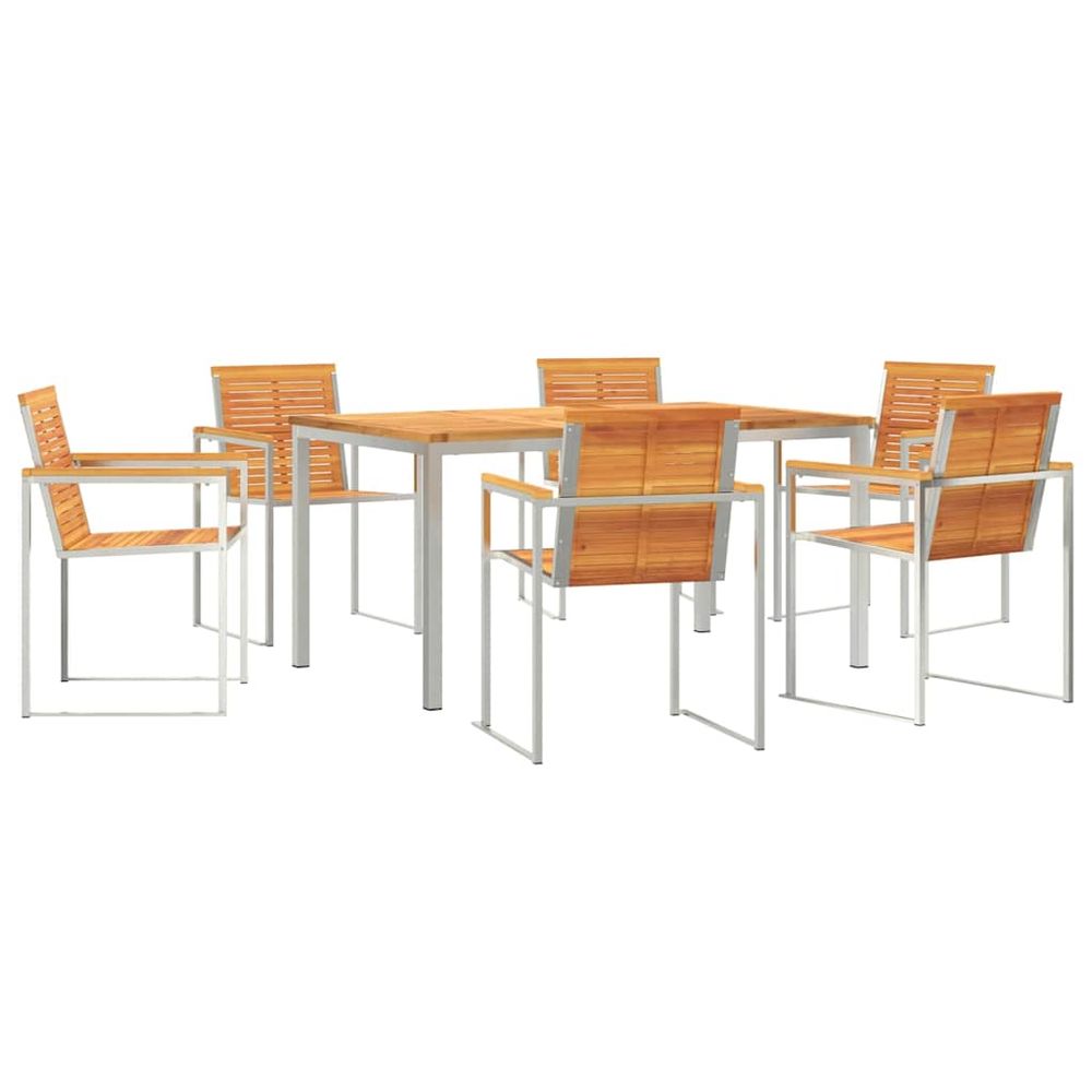Ensemble de salle à manger pour jardin 7 pc