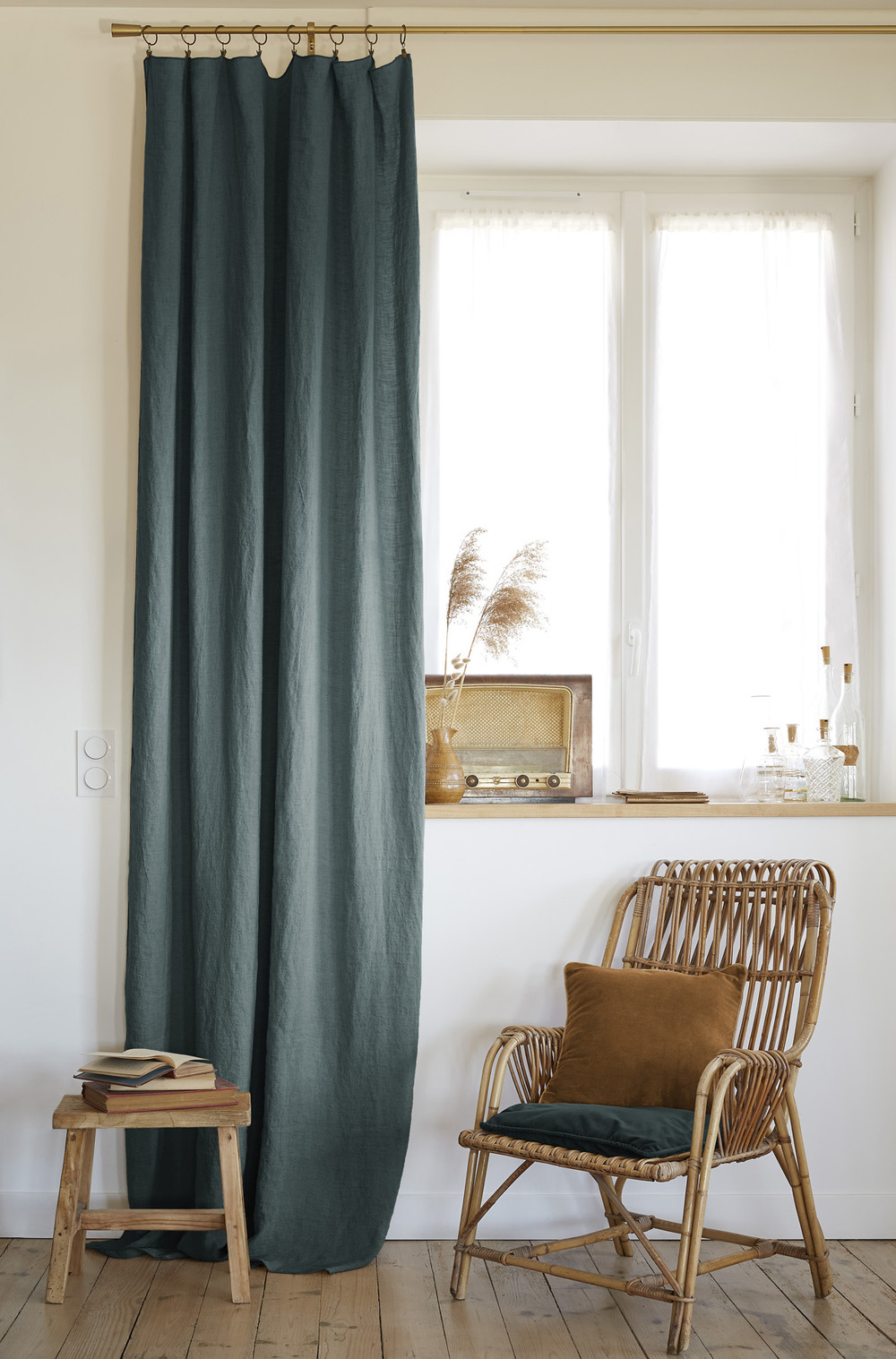 Rideau lin lave collection soline