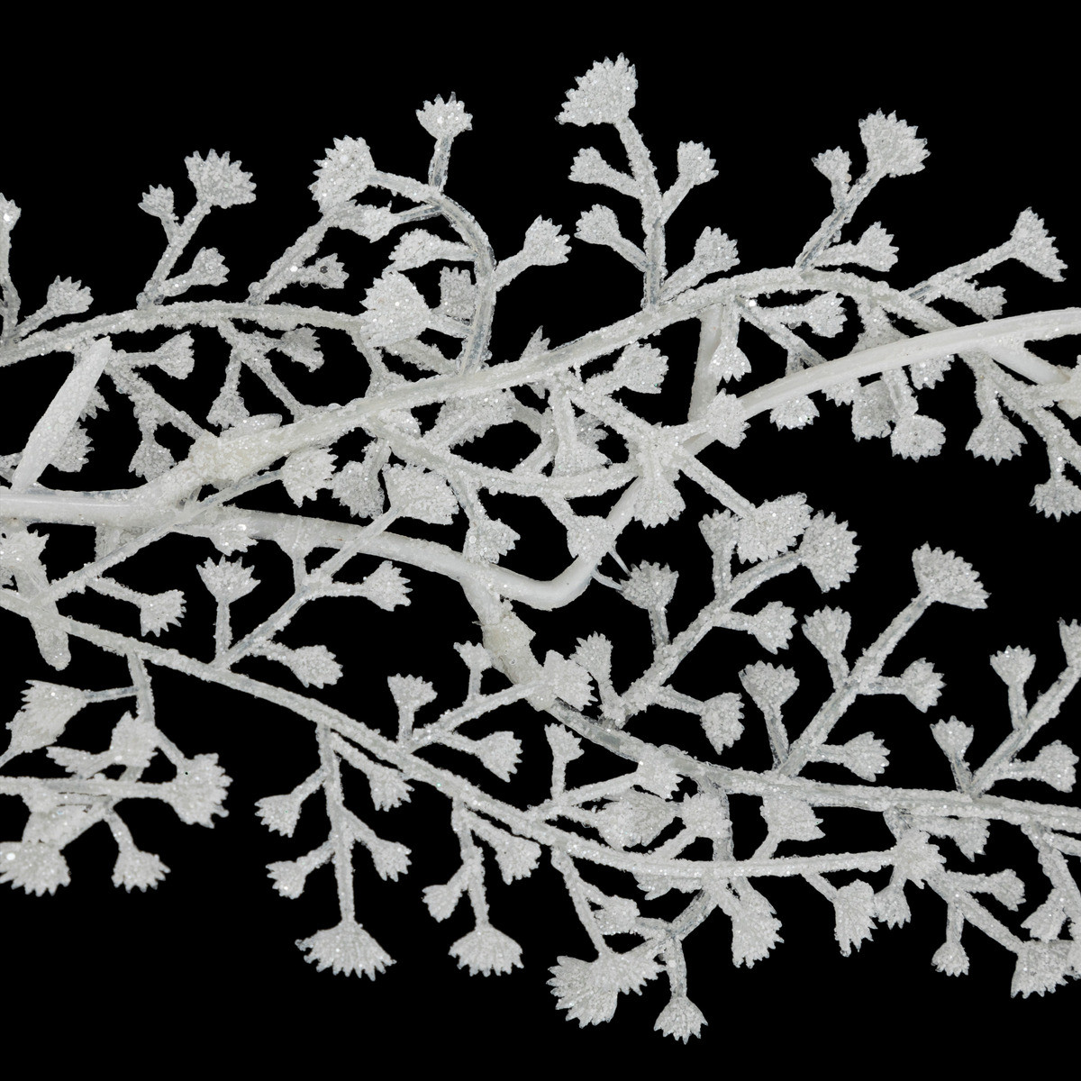 Guirlande de noël blanches forme liane l 180 cm