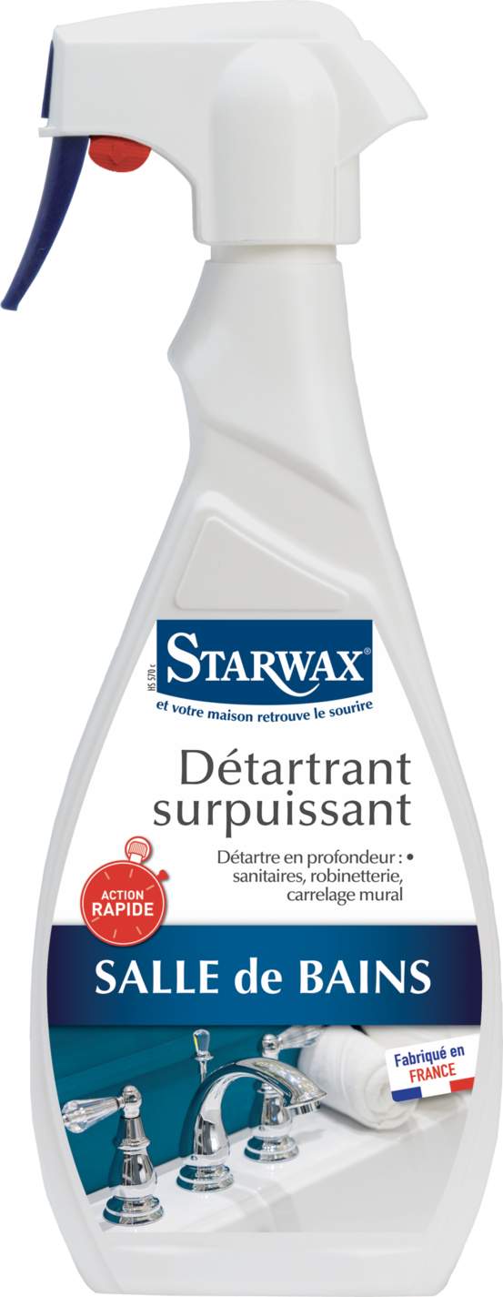 Détartrant surpuissant salle de bains starwax 0.5 l