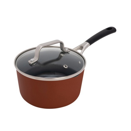 Casserole 16cm aluminium forgé + couvercle - 7968645