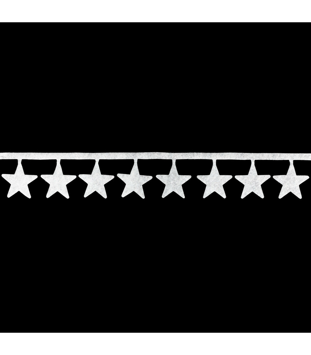 Déco de noël neige en bandeau déco 14 x 180 cm