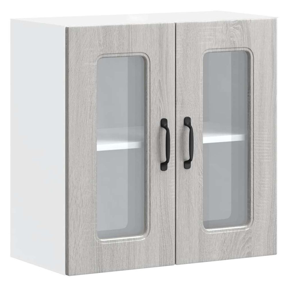 Armoire murale de cuisine avec porte vitrée 