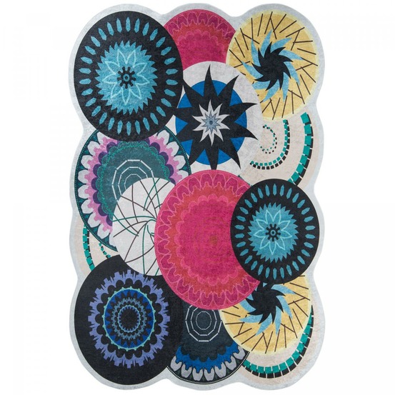 Tapis de cuisine 120x170 lyn11 psykai multicolore, facile d'entretien