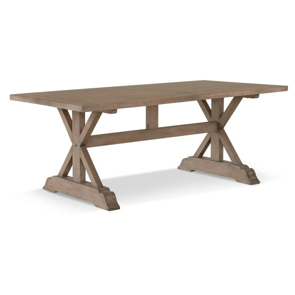 Table à manger bois marron 200x100x76cm