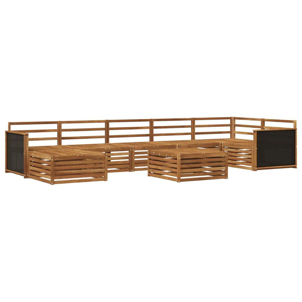 Ensemble de canapés d'extérieur 8 pc naturel