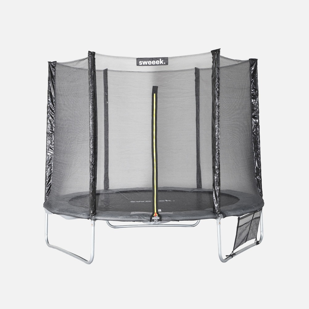 Trampoline 250 cm – galaxie avec filet de protection, bâche, filet pour chaussures, kit d’ancrage