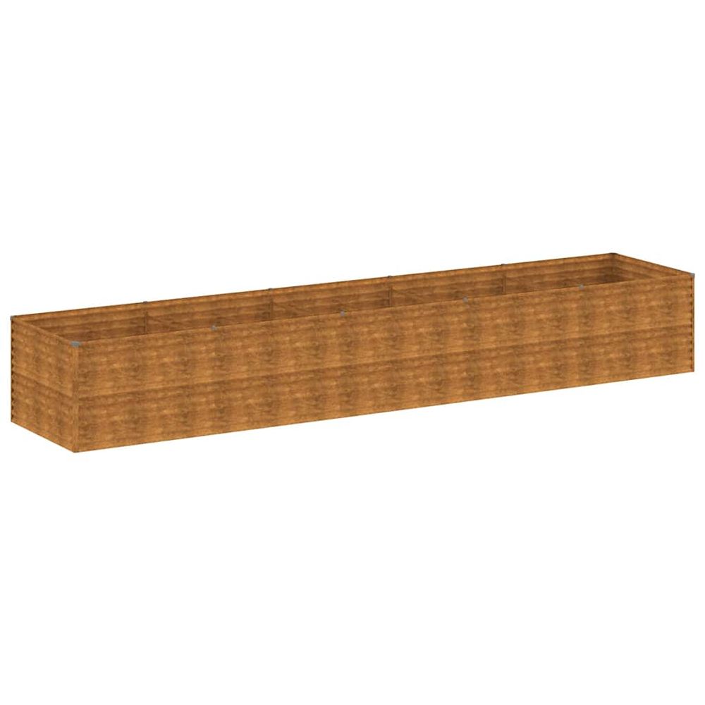 Lit surélevé de jardin 479x100x69 cm acier corten