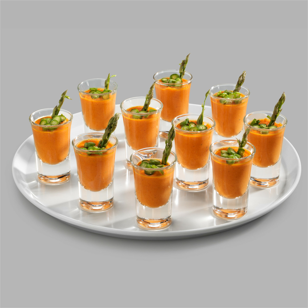 Plat de présentation mélamine blanc ø 31 cm - pujadas